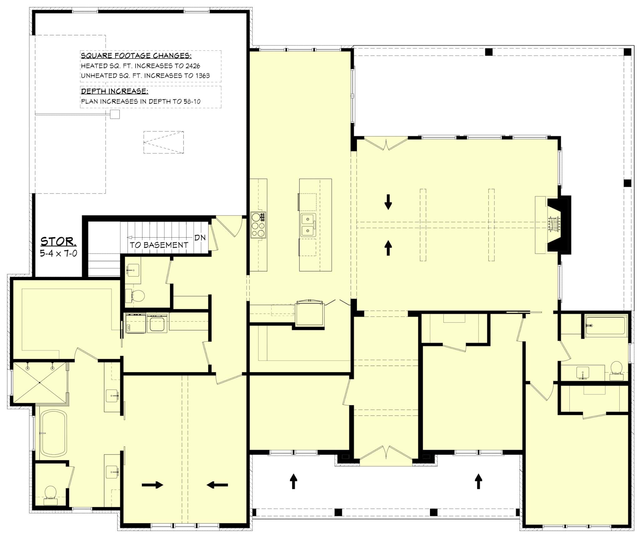 Basement Option Stair Location