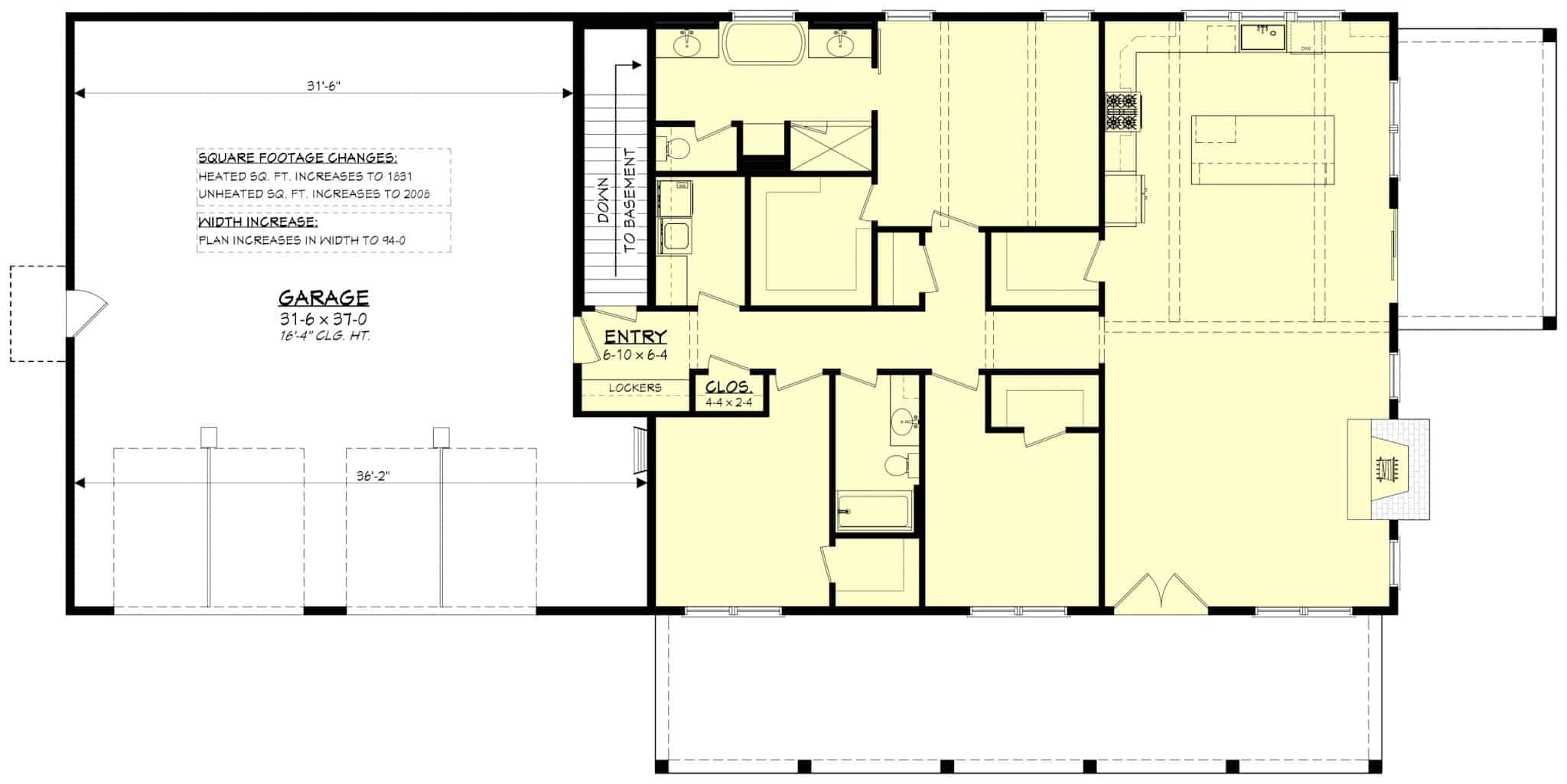 Basement Option Stair Location