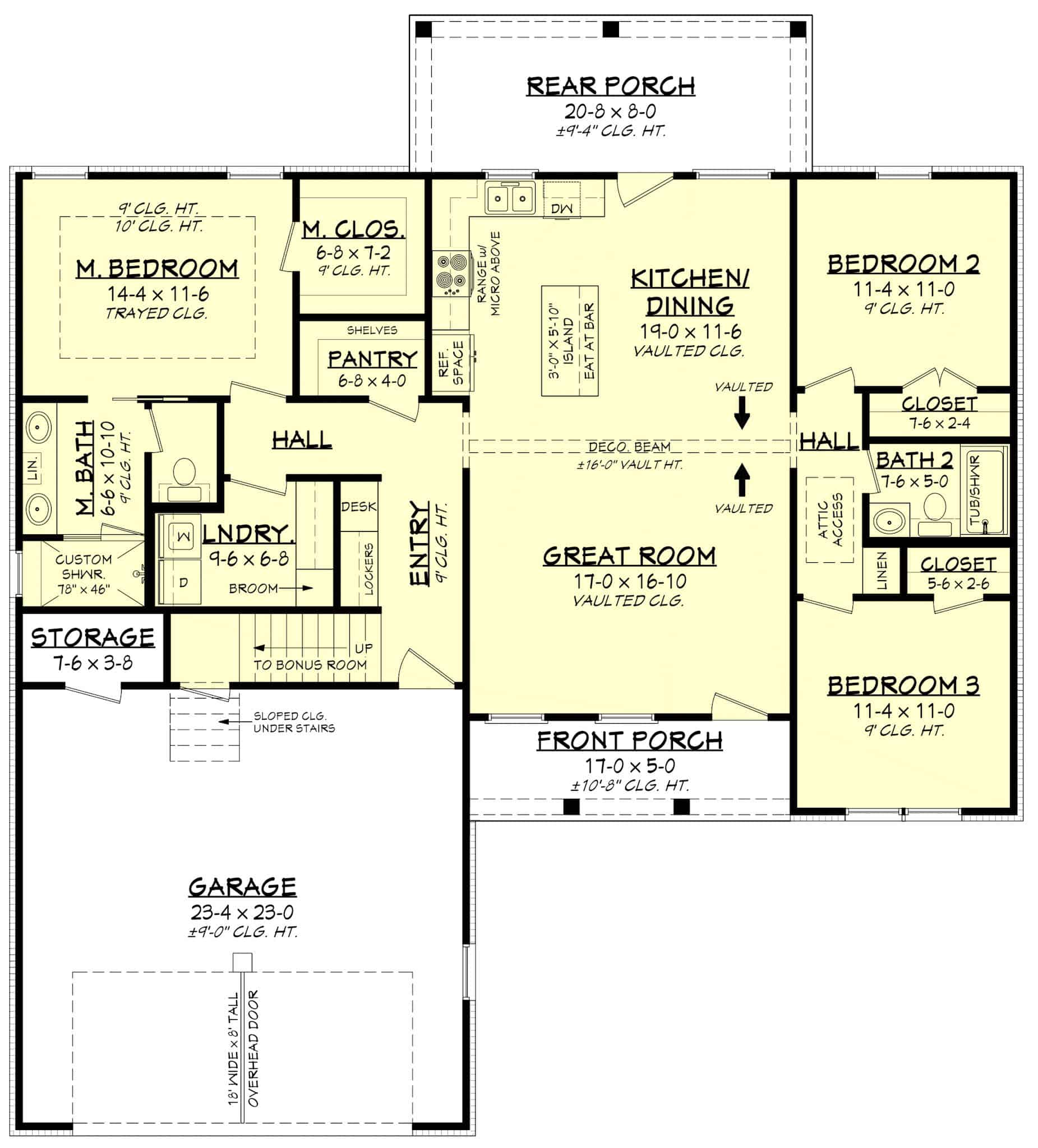 Floor Plan First Story