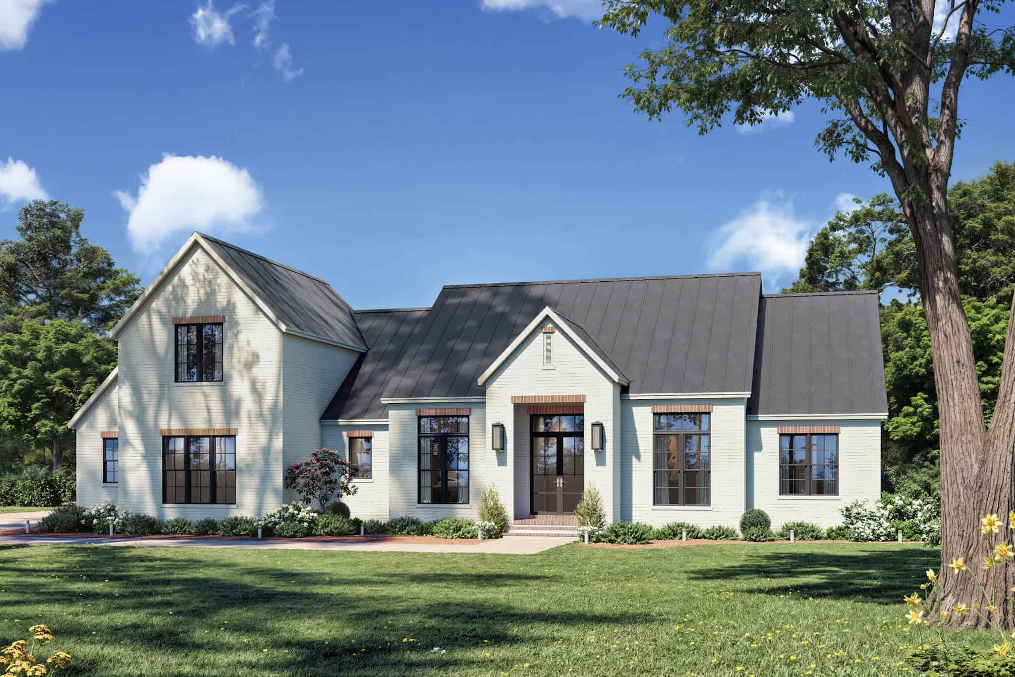 Transitional House Plan - 4 Bedrms, 3.5 Baths - 3163 Sq Ft - #142-1552