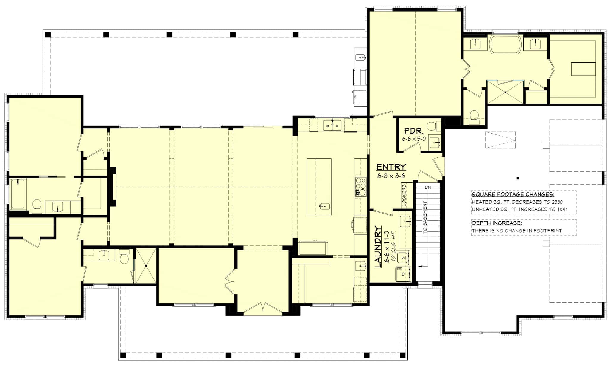 Basement Option Stair Location