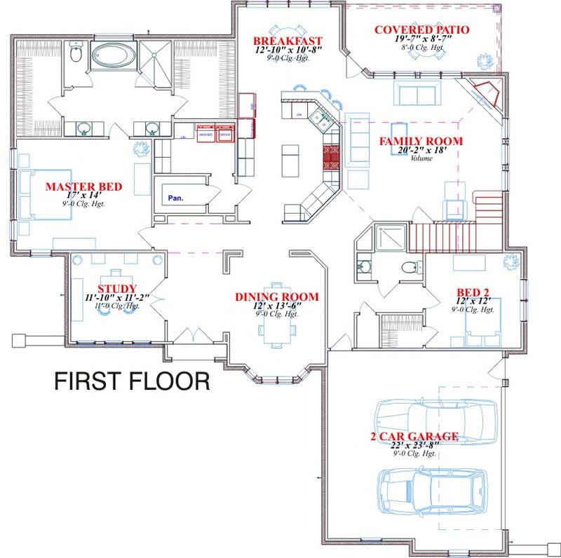 MAIN LEVEL FLOOR PLAN