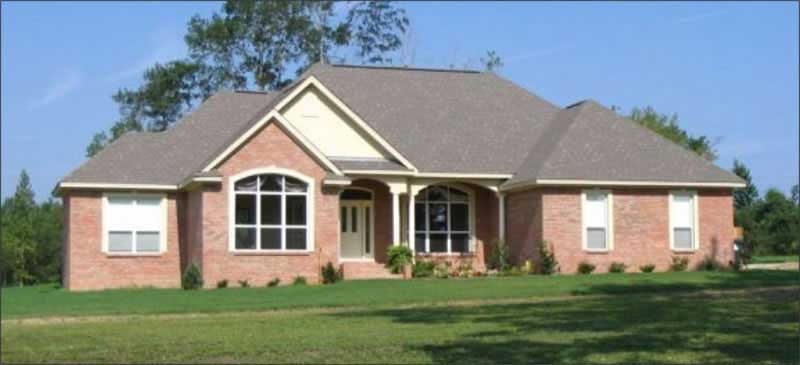 4-Bedroom, 2481 Sq Ft Ranch Home Plan - 144-1029 - Main Exterior