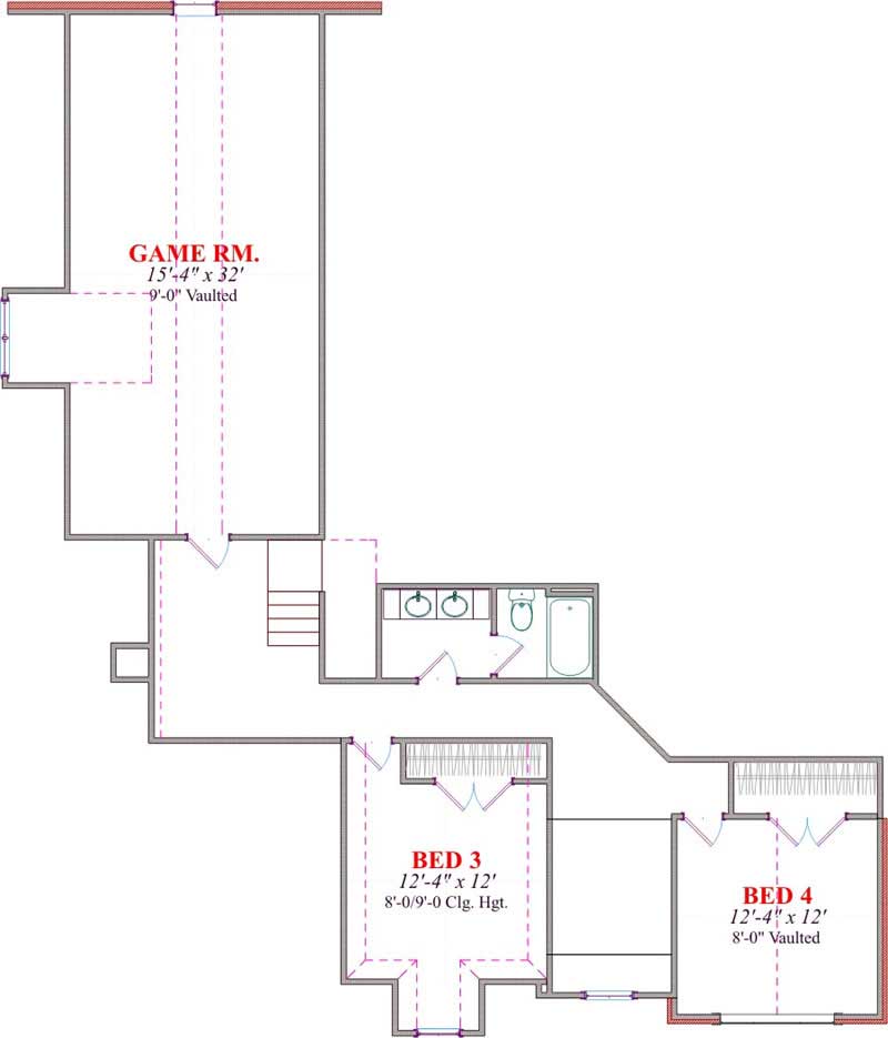 SECOND LEVEL FLOOR PLAN