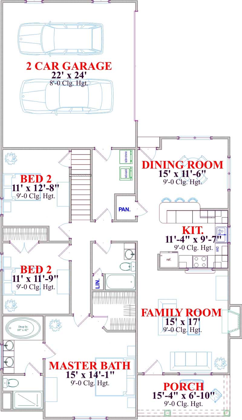 MAIN LEVEL FLOOR PLAN