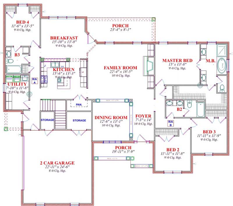 MAIN LEVEL FLOOR PLAN