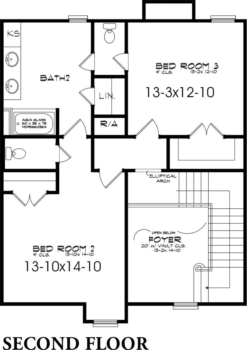 SECOND FLOOR PLAN