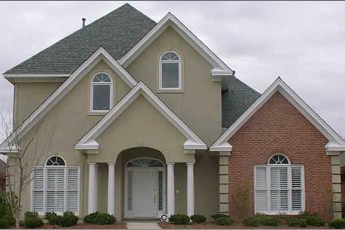 4-Bedroom, 2714 Sq Ft European House Plan - 144-1077 - Front Exterior