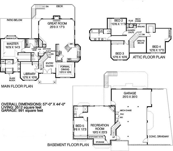 Floor Plan Main Level