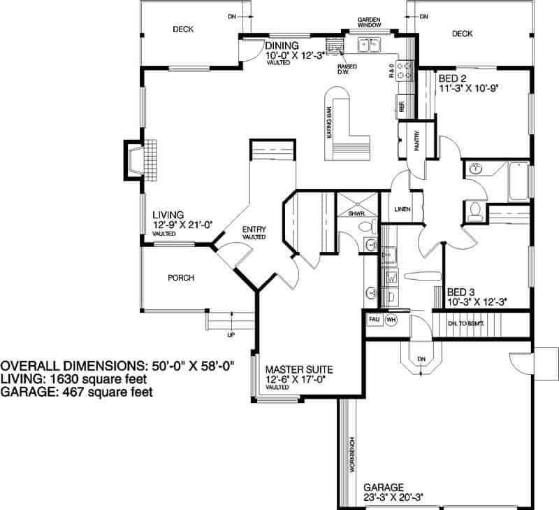 Floor Plan Main Level