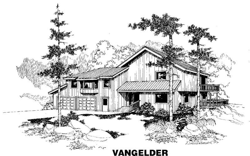 5-Bedroom, 2851 Sq Ft Traditional House Plan - 145-1115 - Front Exterior