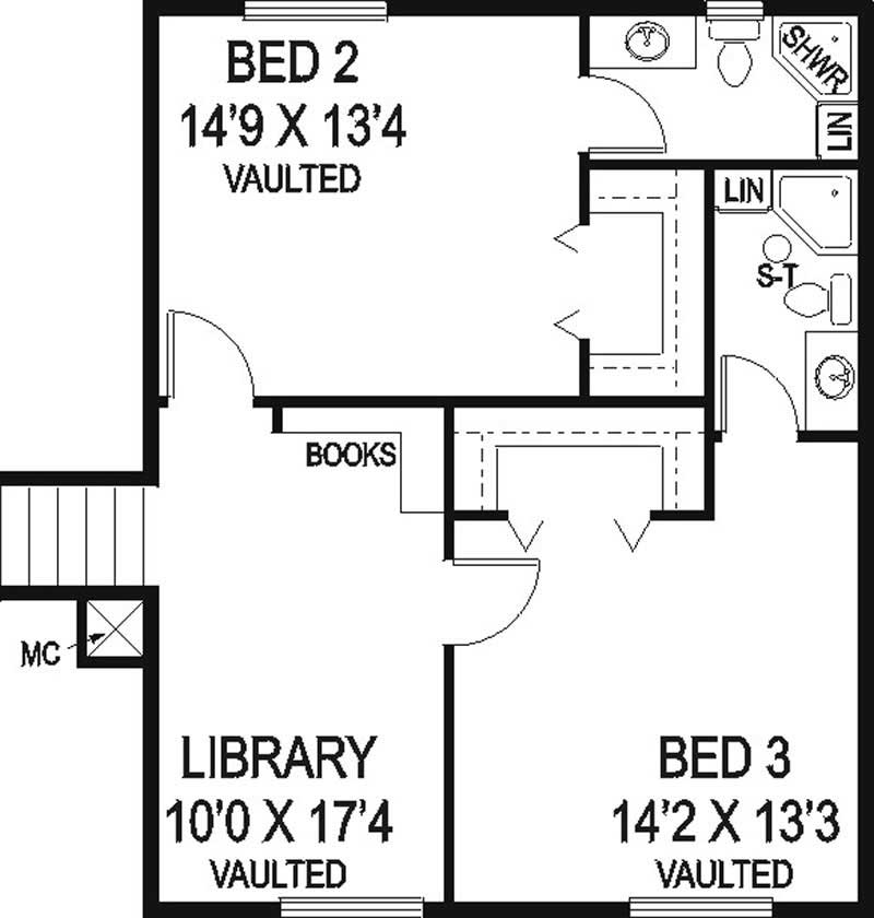 Upper Level Floor Plan