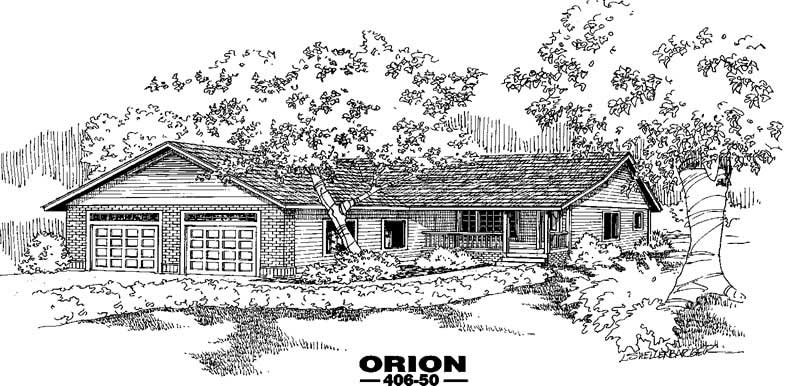 2-Bedroom, 1028 Sq Ft Country House Plan - 145-1127 - Front Exterior