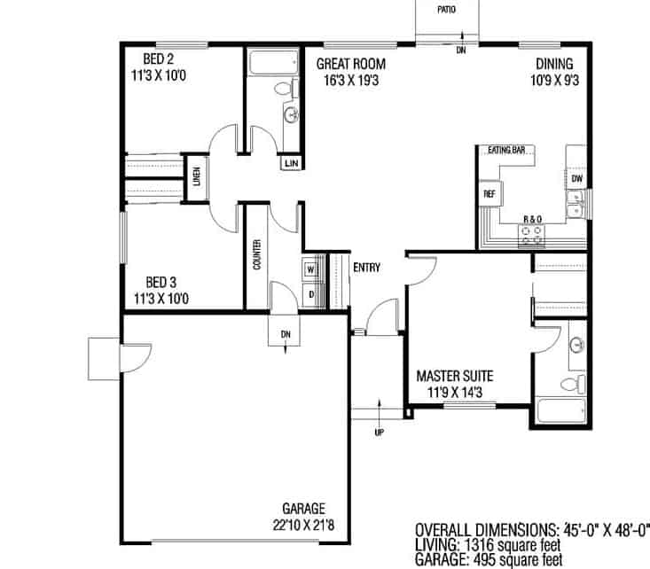 Floor Plan Main Level