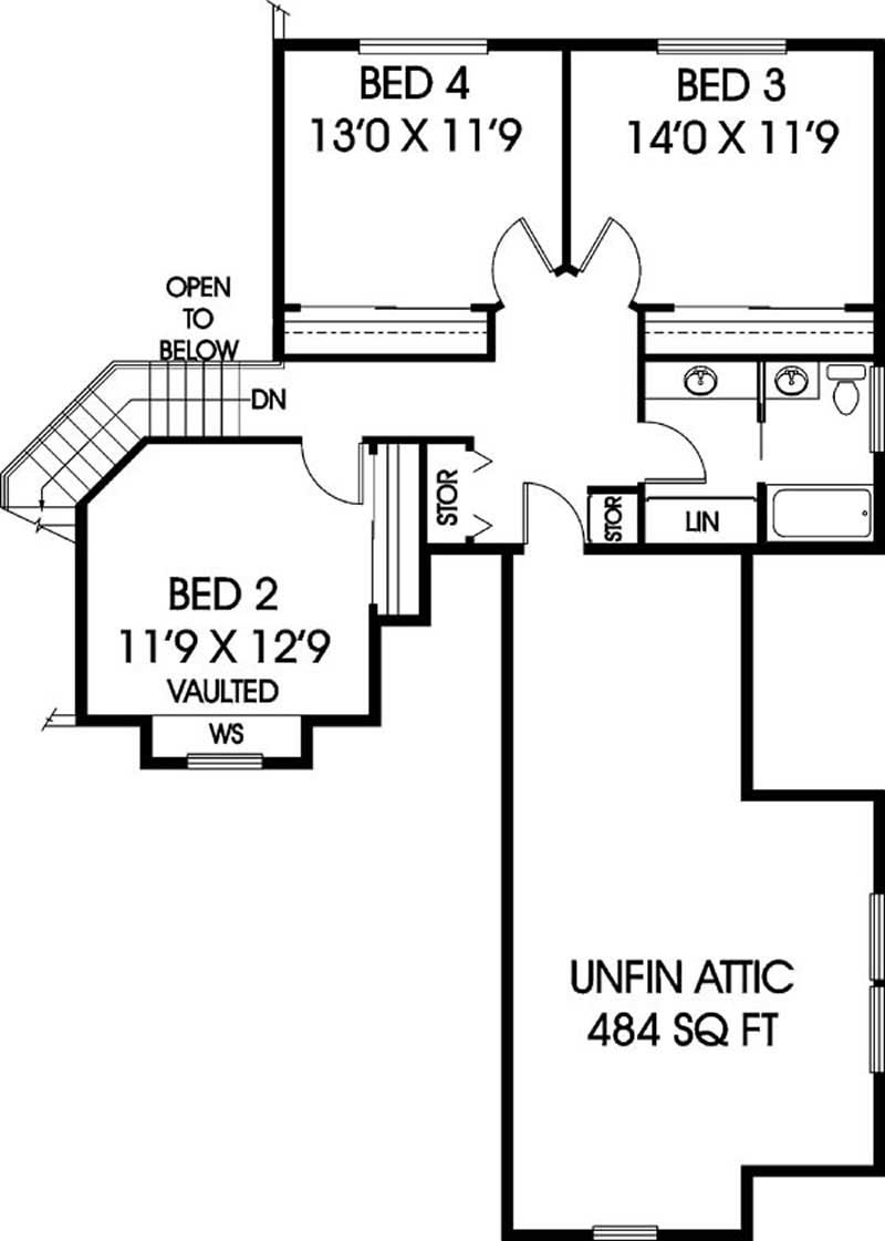 Floor Plan Second Story