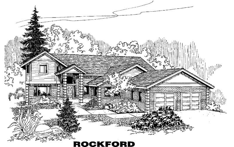 5-Bedroom, 2577 Sq Ft Traditional House Plan - 145-1243 - Front Exterior