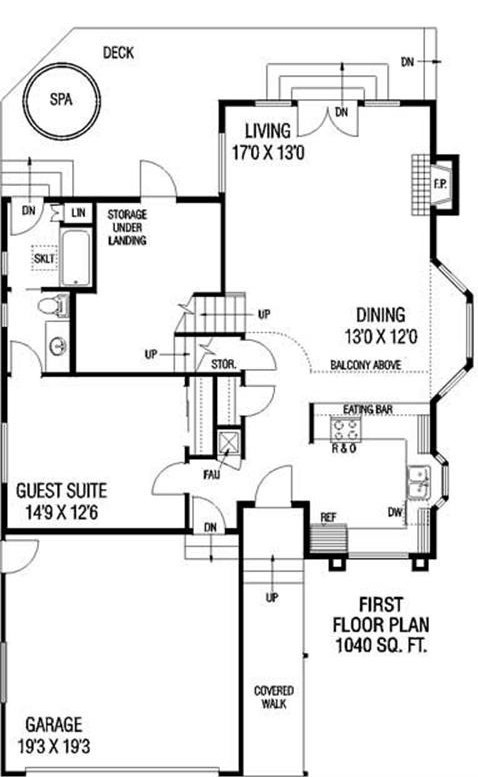 Floor Plan Main Level