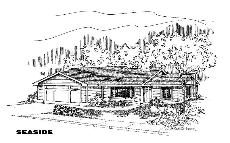 3-Bedroom, 1526 Sq Ft Country House Plan - 145-1361 - Front Exterior