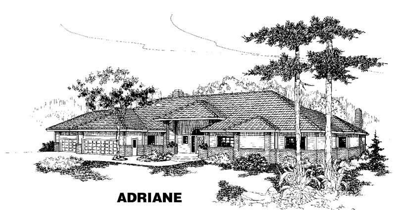 4-Bedroom, 3123 Sq Ft Contemporary House Plan - 145-1378 - Front Exterior