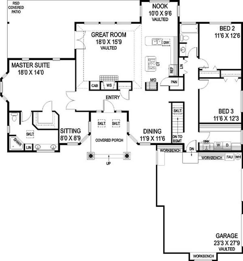 Floor Plan First Story