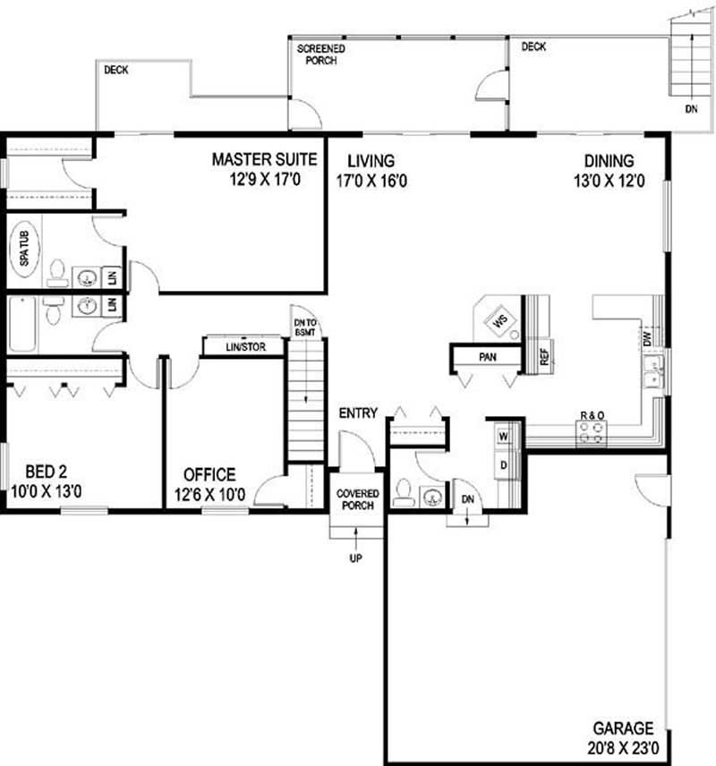 Floor Plan First Story