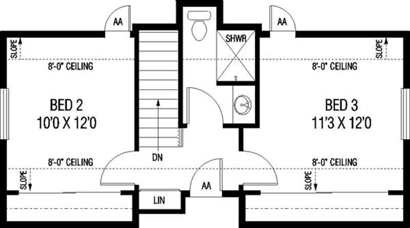 Upper Level Floor Plan