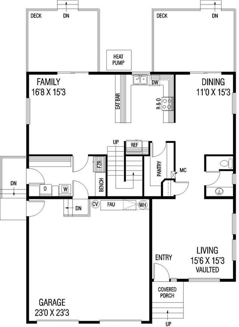 FLOOR PLAN FIRST STORY