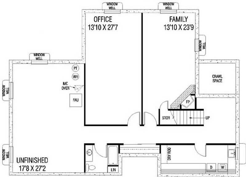 FLOOR PLAN BASEMENT