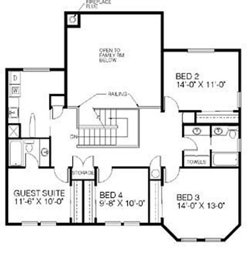 FLOOR PLAN SECOND STORY