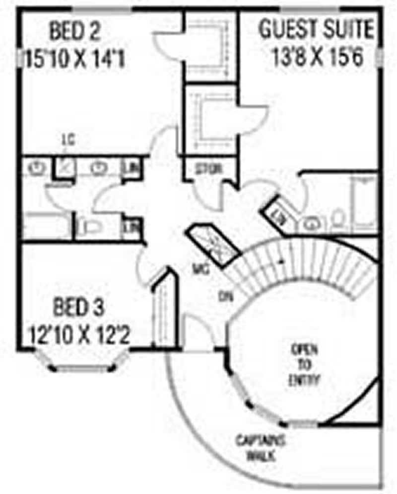 FLOOR PLAN SECOND STORY