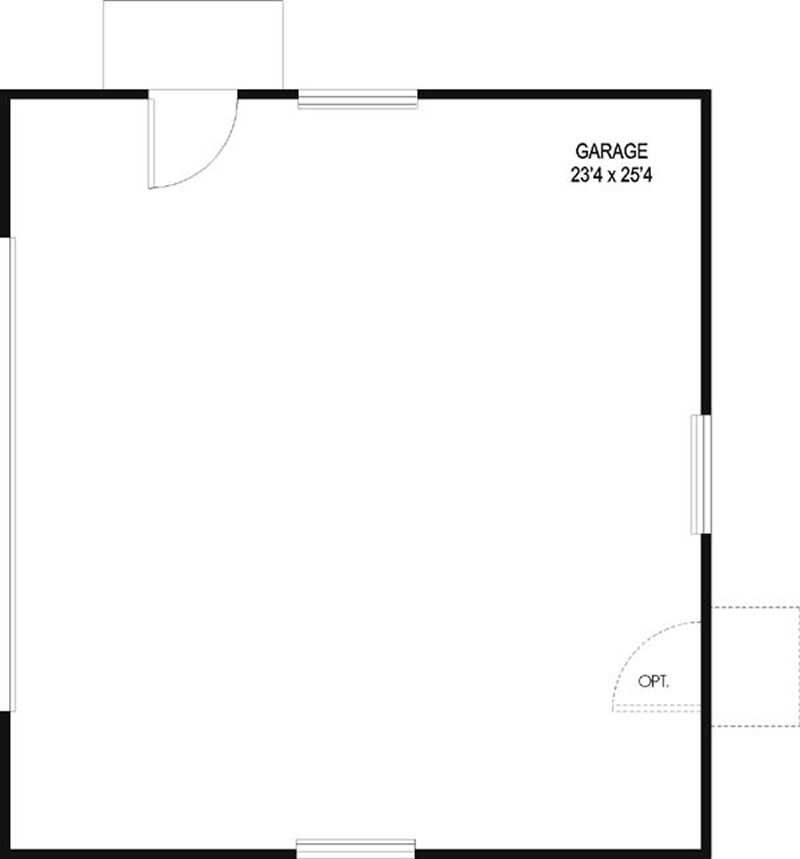 FLOOR PLAN GARAGE