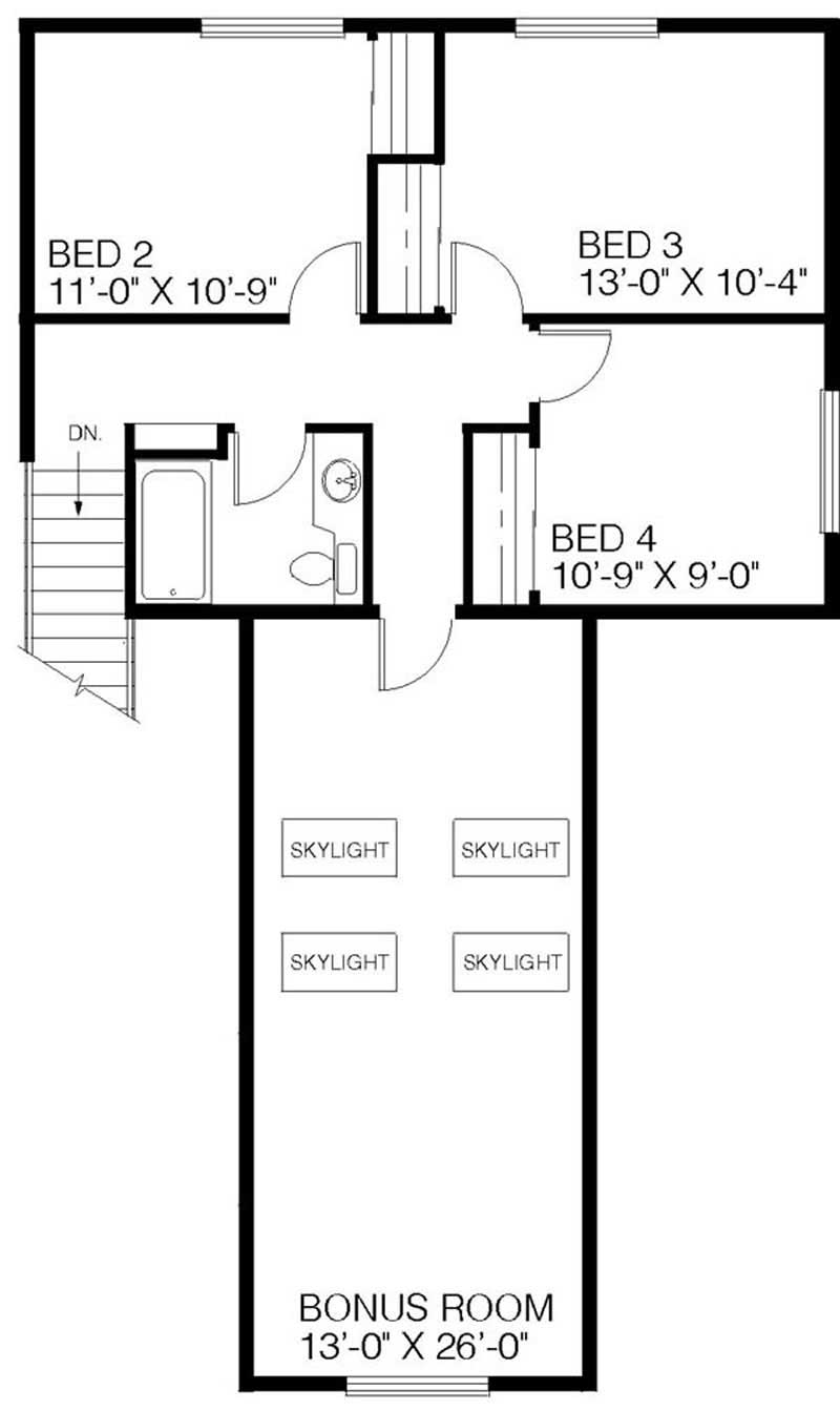 FLOOR PLAN SECOND STORY
