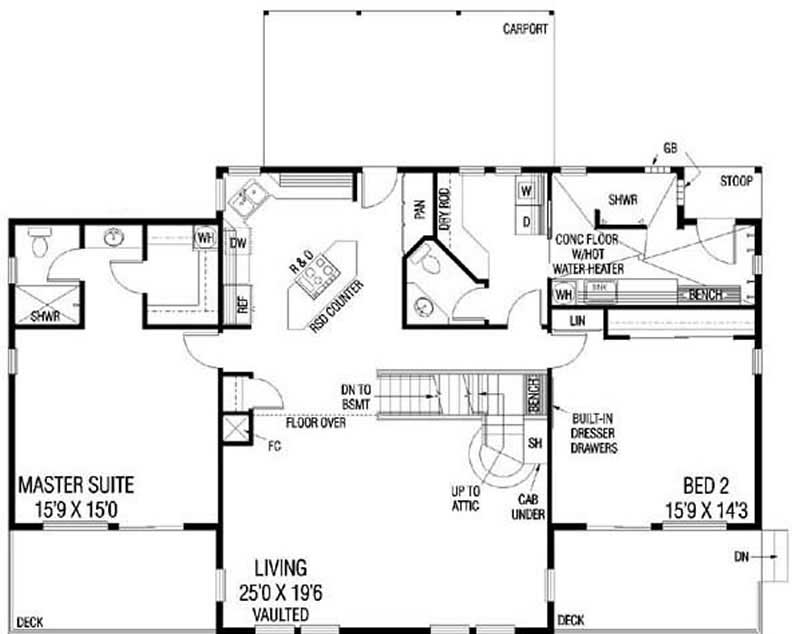 FLOOR PLAN FIRST STORY