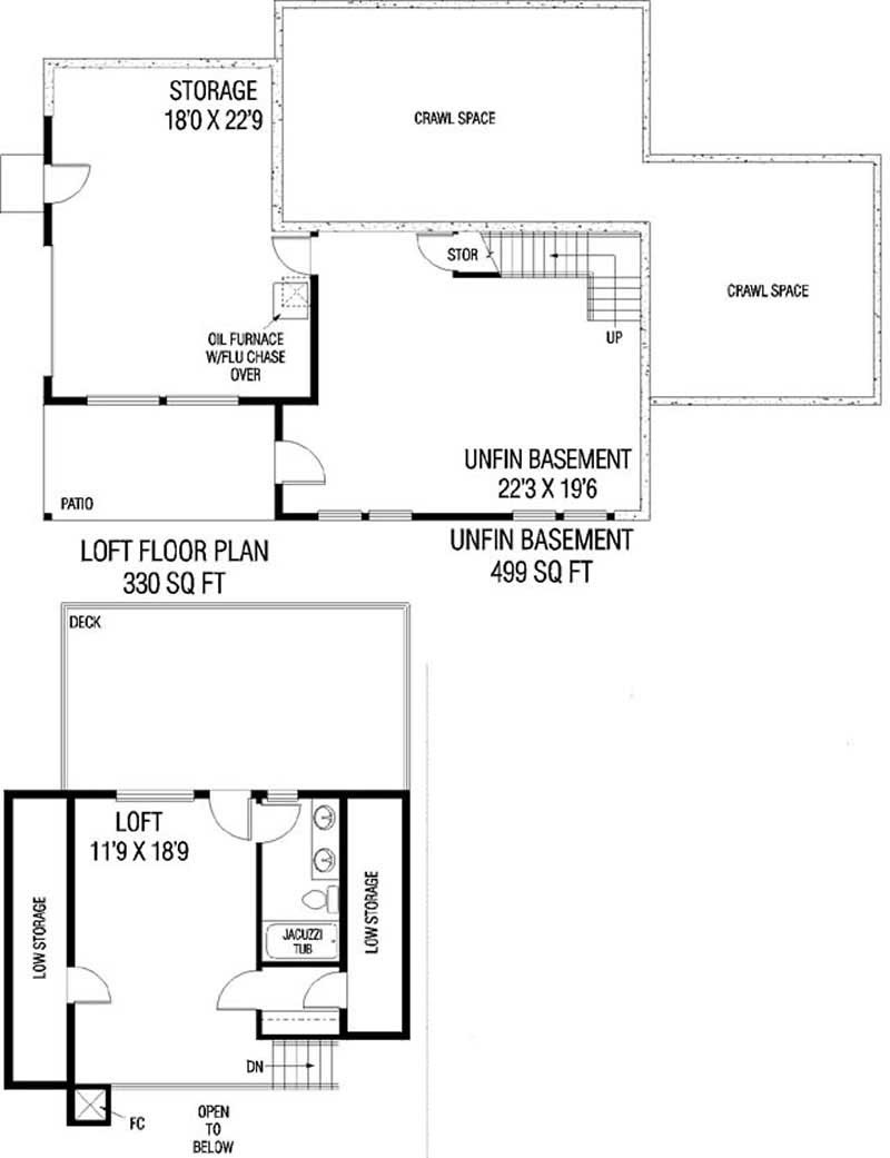 FLOOR PLAN SECOND STORY