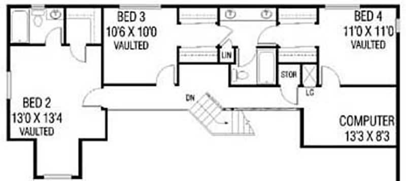 FLOOR PLAN SECOND STORY