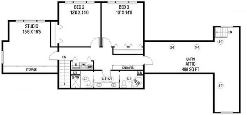 FLOOR PLAN SECOND STORY