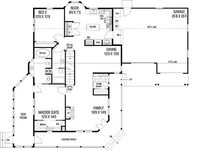 FLOOR PLAN FIRST STORY