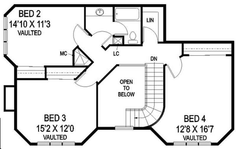 FLOOR PLAN SECOND STORY