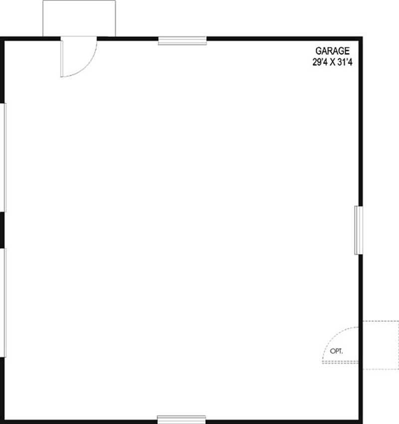 FLOOR PLAN GARAGE