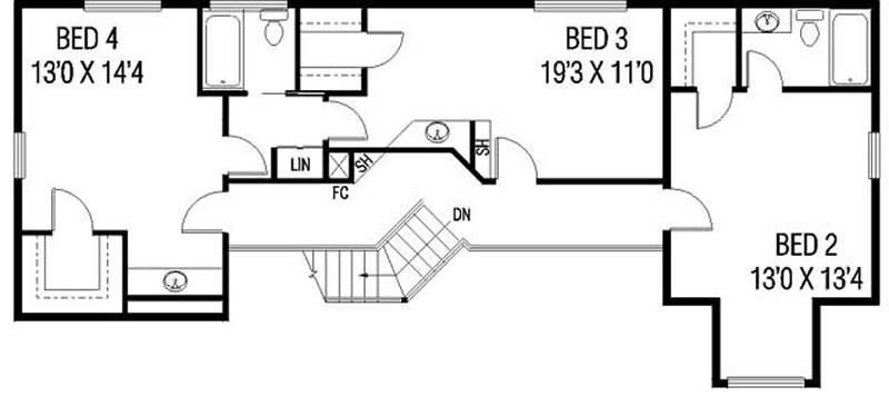 FLOOR PLAN SECOND STORY