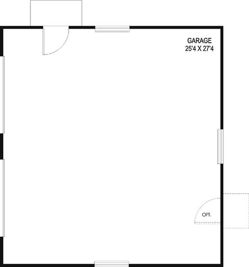 FLOOR PLAN GARAGE