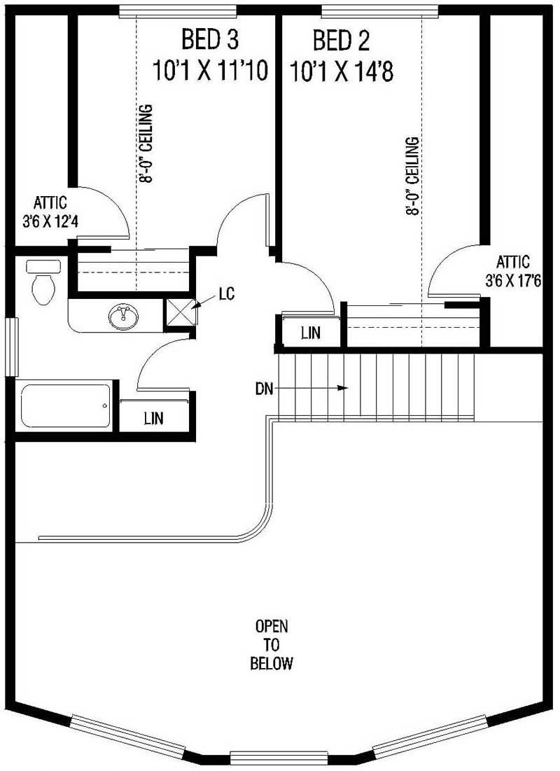 FLOOR PLAN SECOND STORY
