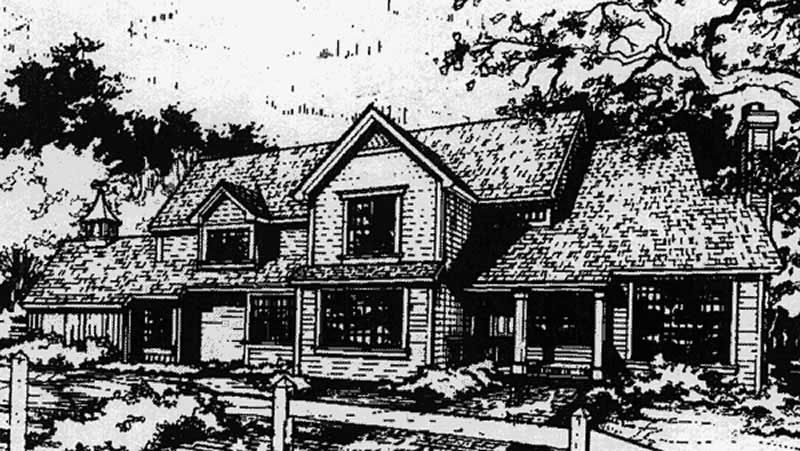 5-Bedroom, 4136 Sq Ft Luxury House Plan - 146-1136 - Front Exterior