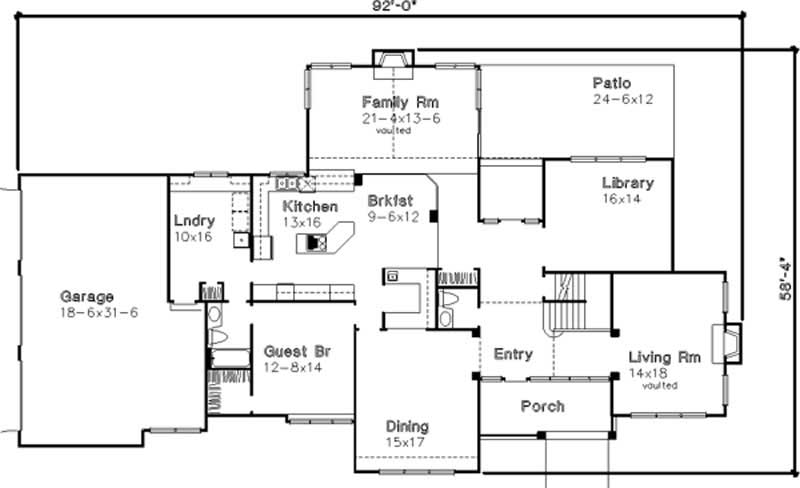 Floor Plan First Story