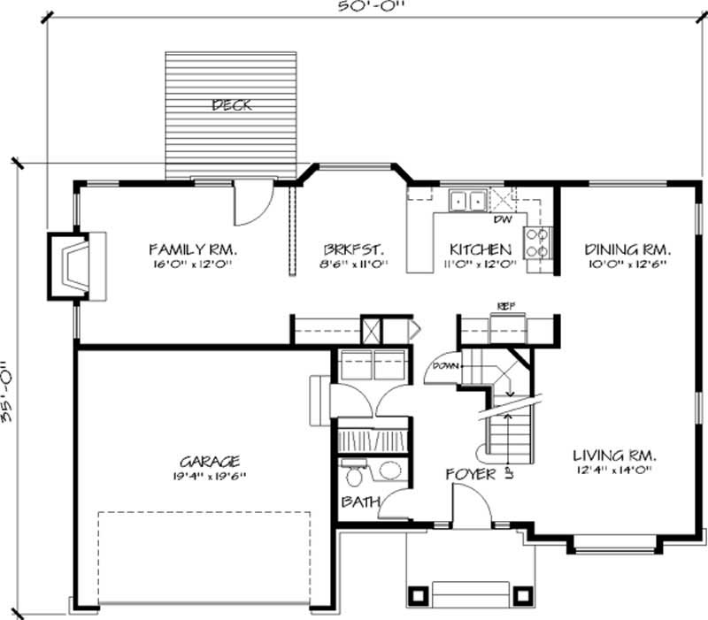 Floor Plan First Story