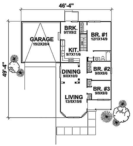Floor Plan First Story