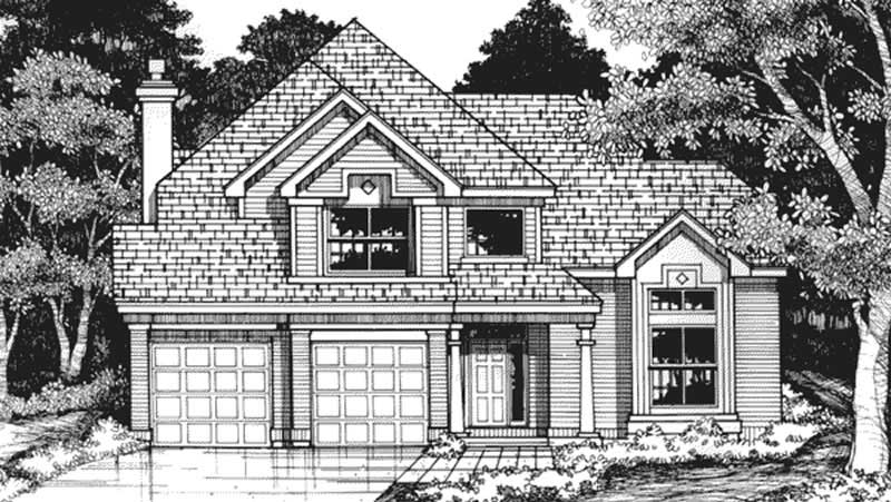 4-Bedroom, 2362 Sq Ft Country House Plan - 146-1191 - Front Exterior