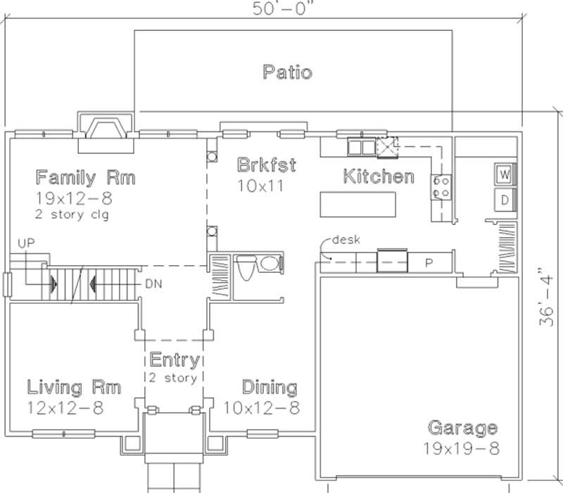 Floor Plan First Story