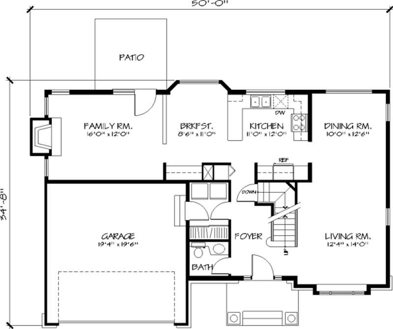 Floor Plan First Story