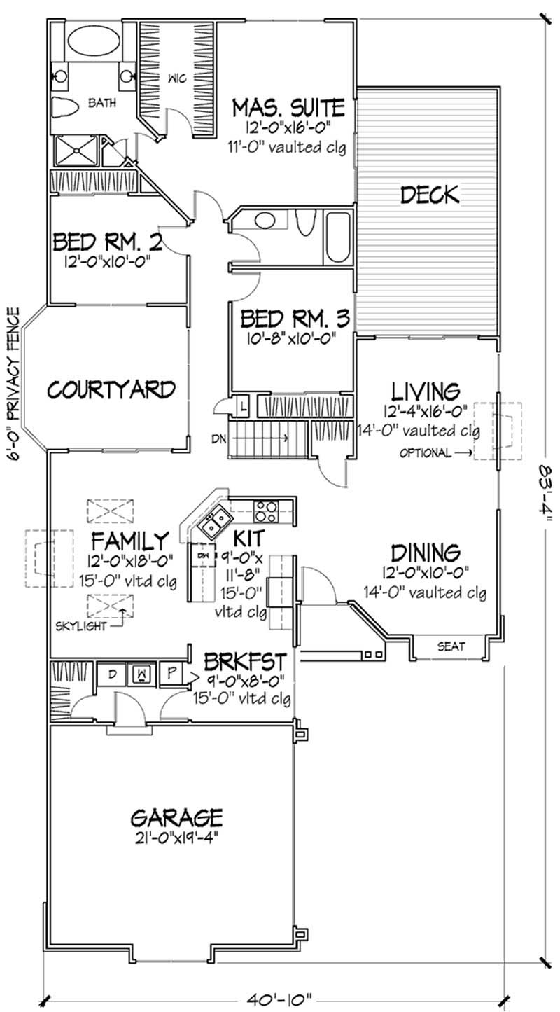 Floor Plan First Story